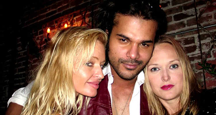 Mâle alpha avec des belles jeunes femmes